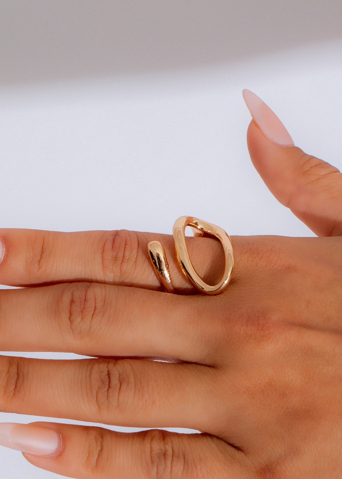 Infinity Loop Ring Gold