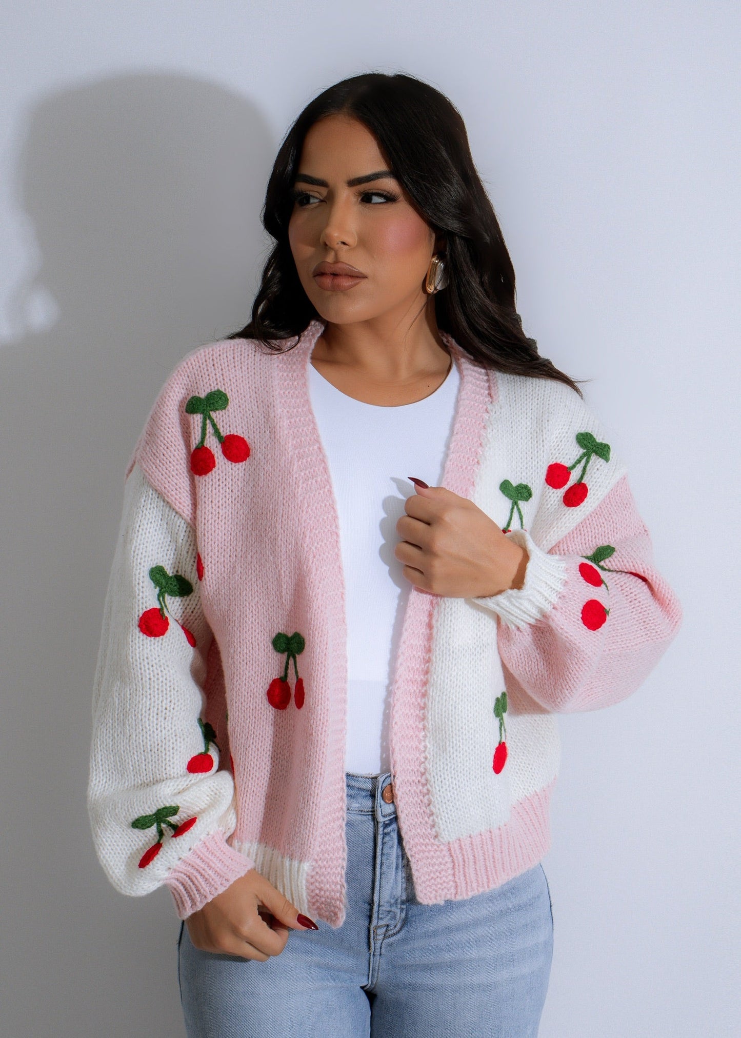 Berry Bliss Knit Sweater Pink