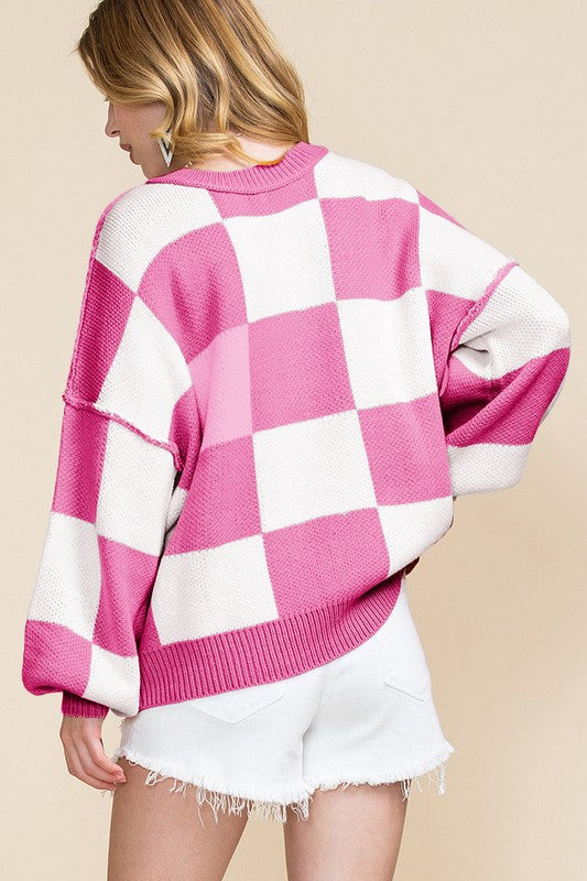 Checkered Sweater