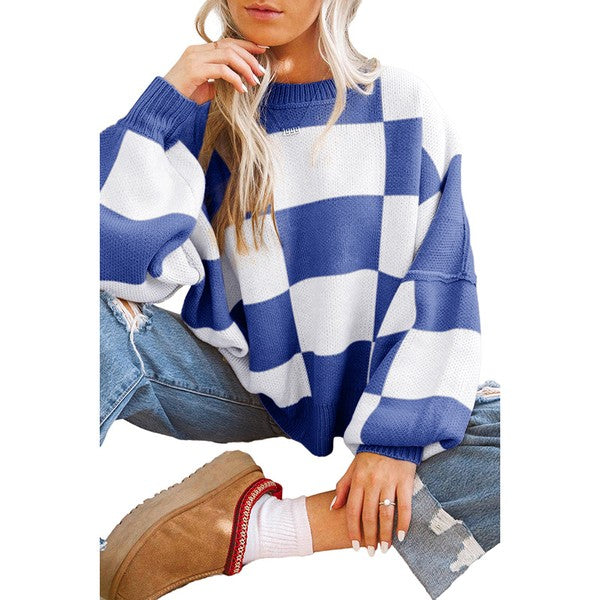 Checkered Sweater