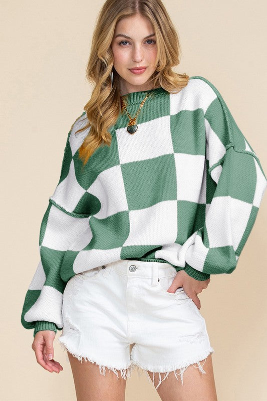 Checkered Sweater