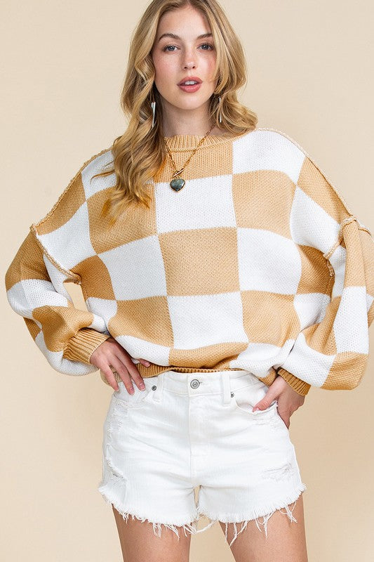 Checkered Sweater