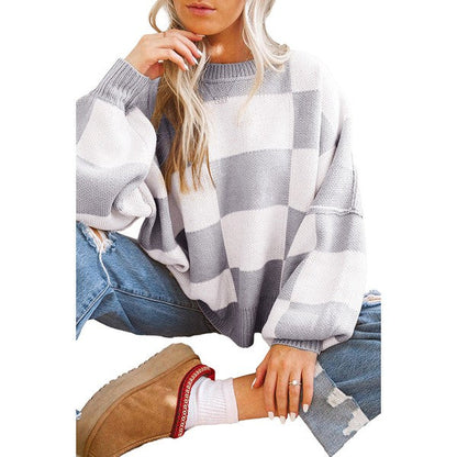 Checkered Sweater