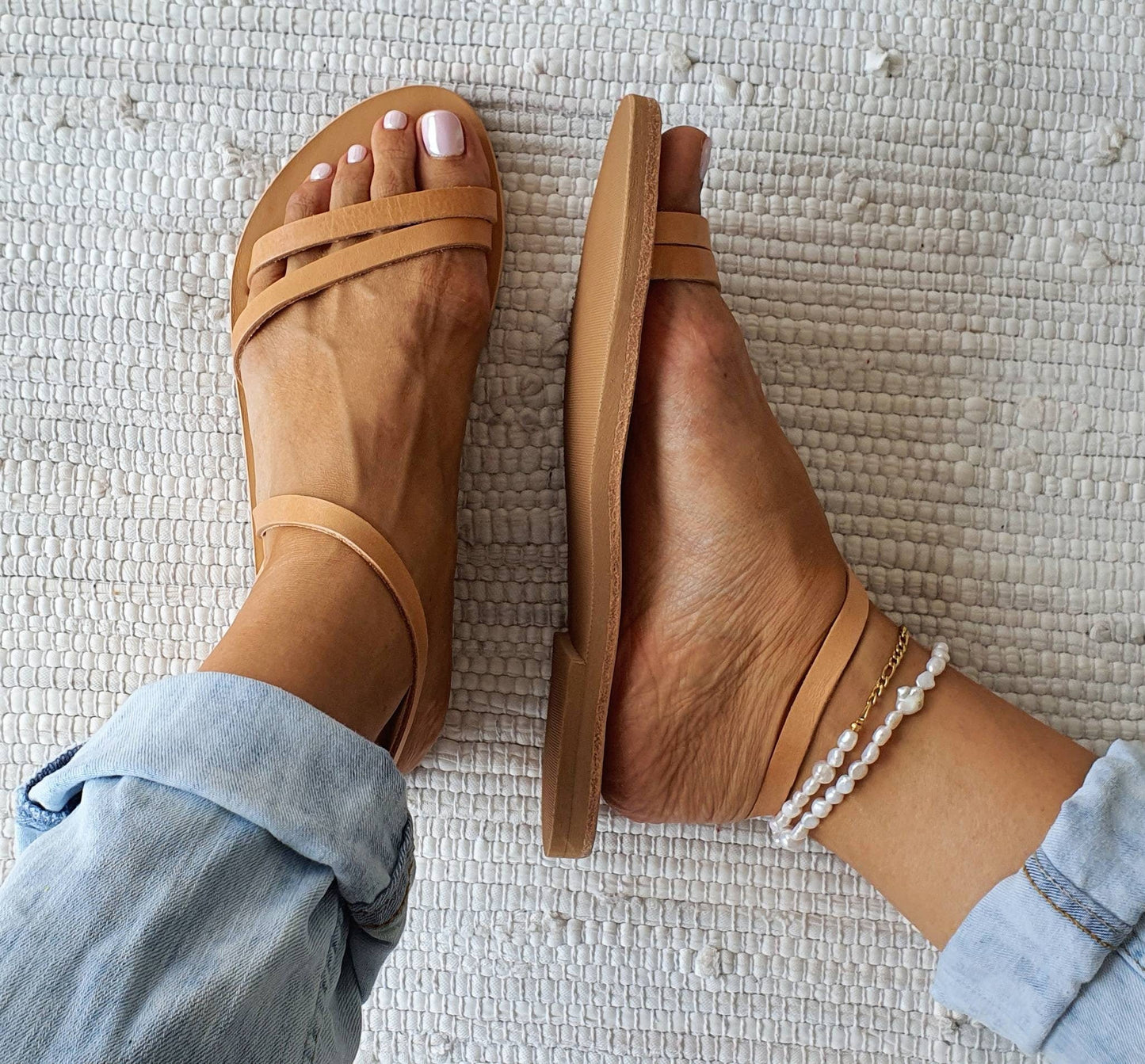 2022✨New Leather Sandals Greek, Gladiator Sandals