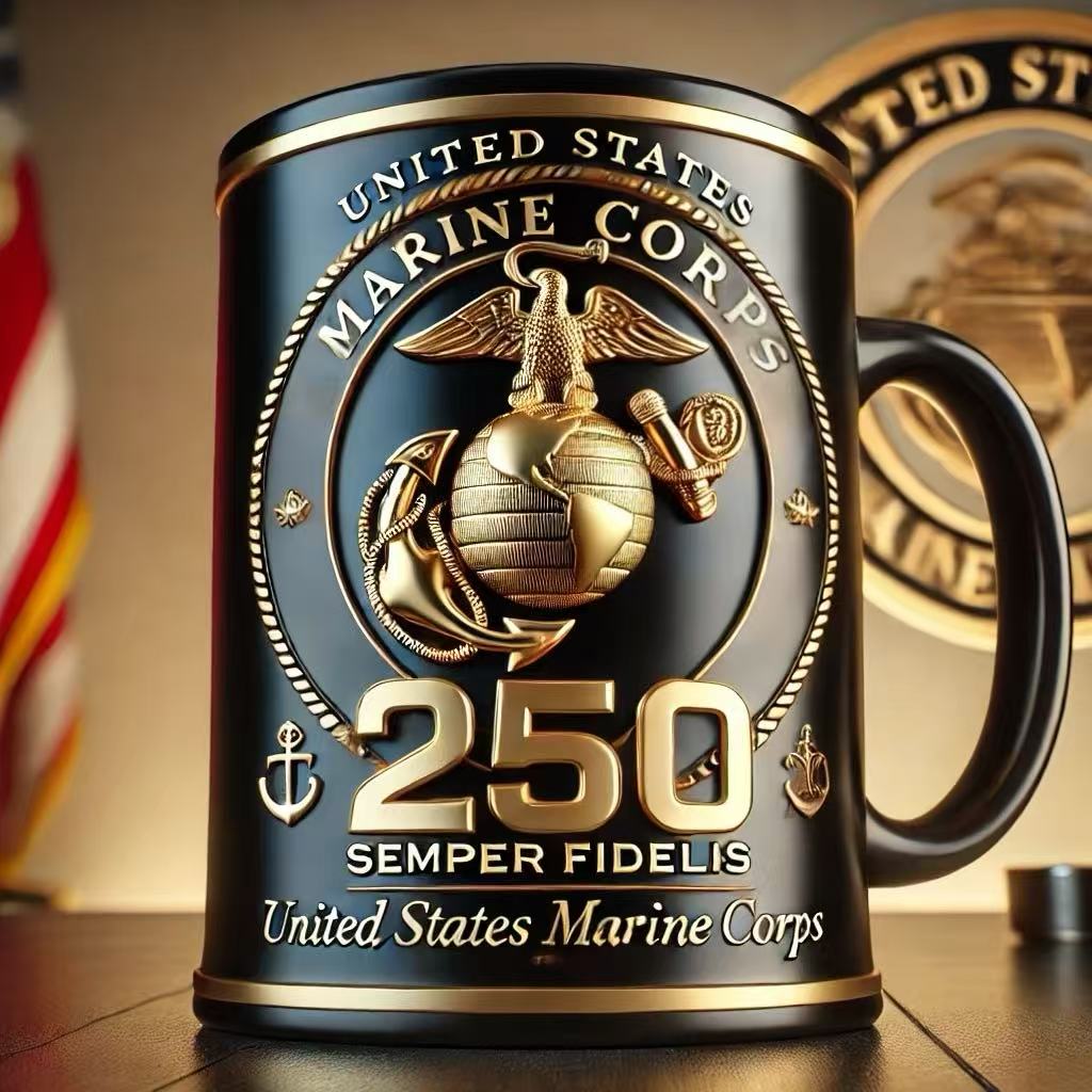 🔥Limited Edition🎁250th Anniversary U.S. Military Commemorative Mug