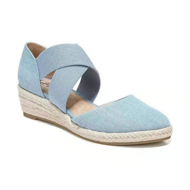 2022 New Women Comfy Espadrille Wedge Sandals