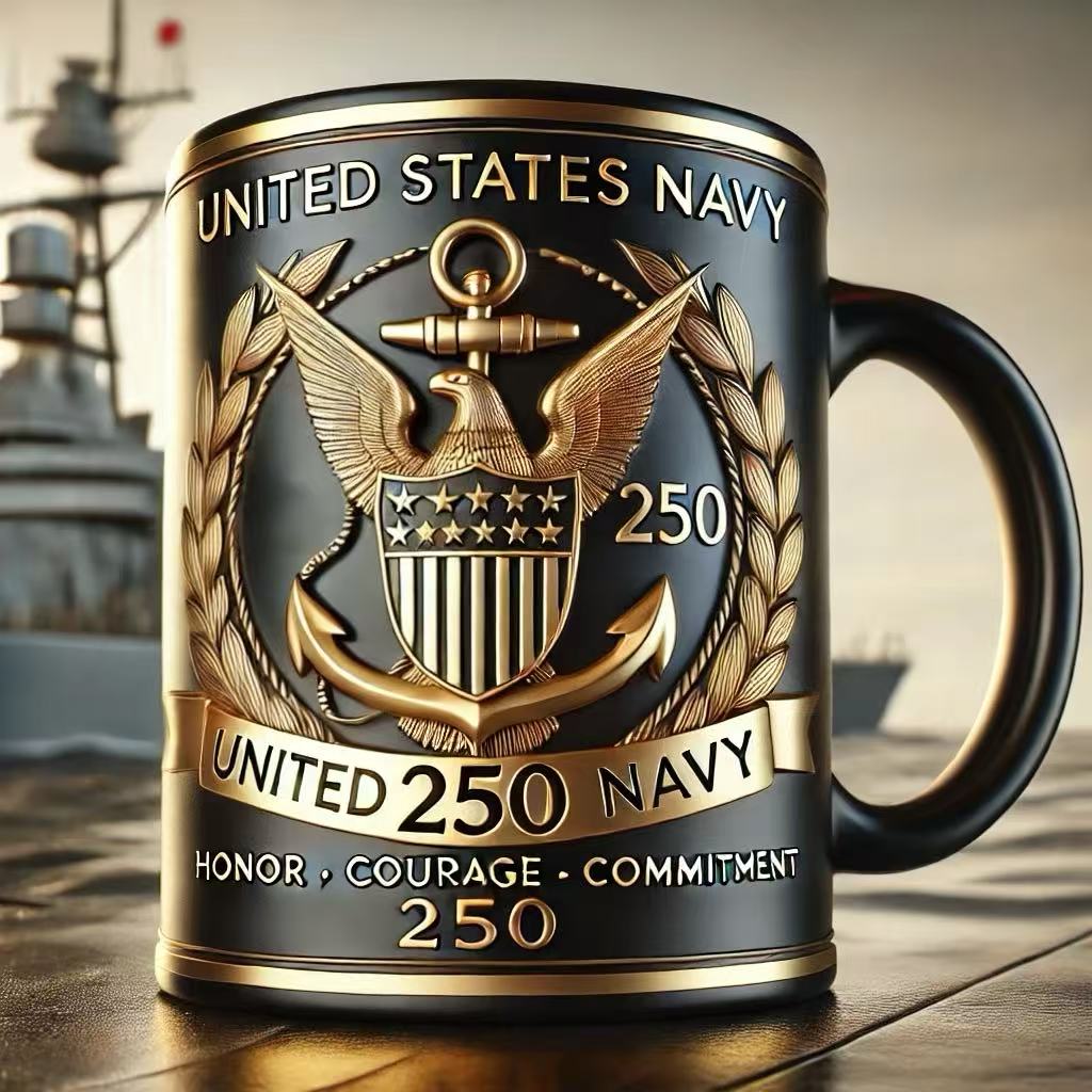 🔥Limited Edition🎁250th Anniversary U.S. Military Commemorative Mug