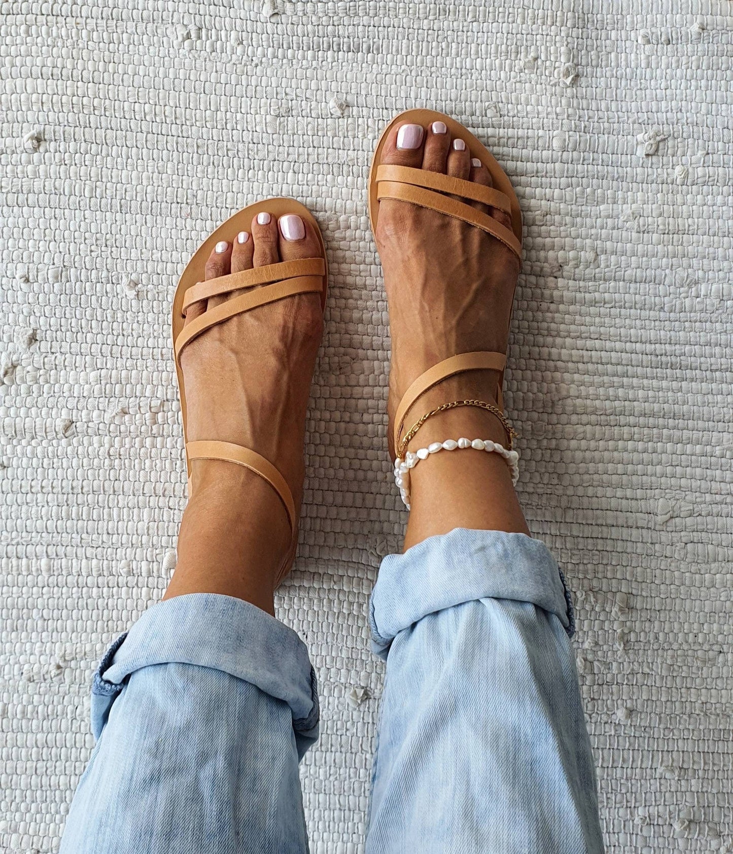 2022✨New Leather Sandals Greek, Gladiator Sandals