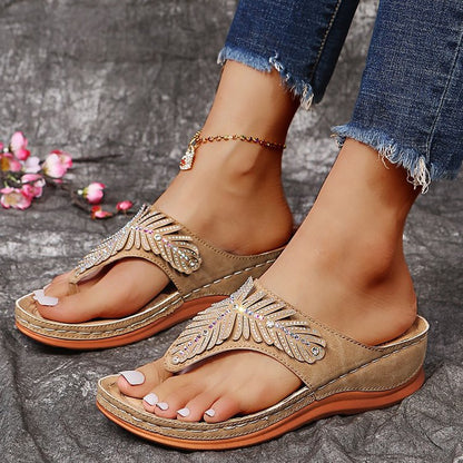 Classic Leather Orthopedic Flip-flop Sandals