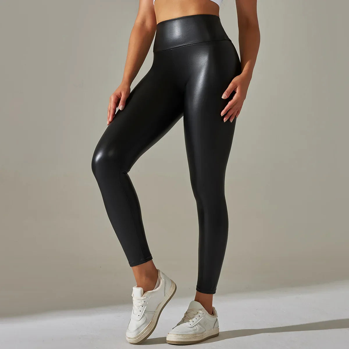 OLIVIARA LEATHER LEGGINGS