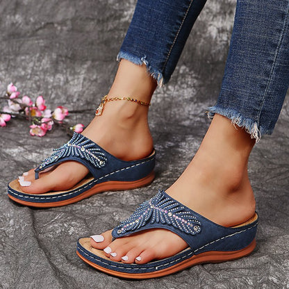 Classic Leather Orthopedic Flip-flop Sandals