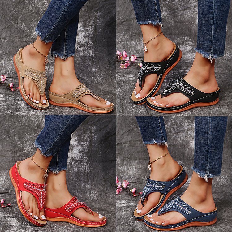 Classic Leather Orthopedic Flip-flop Sandals