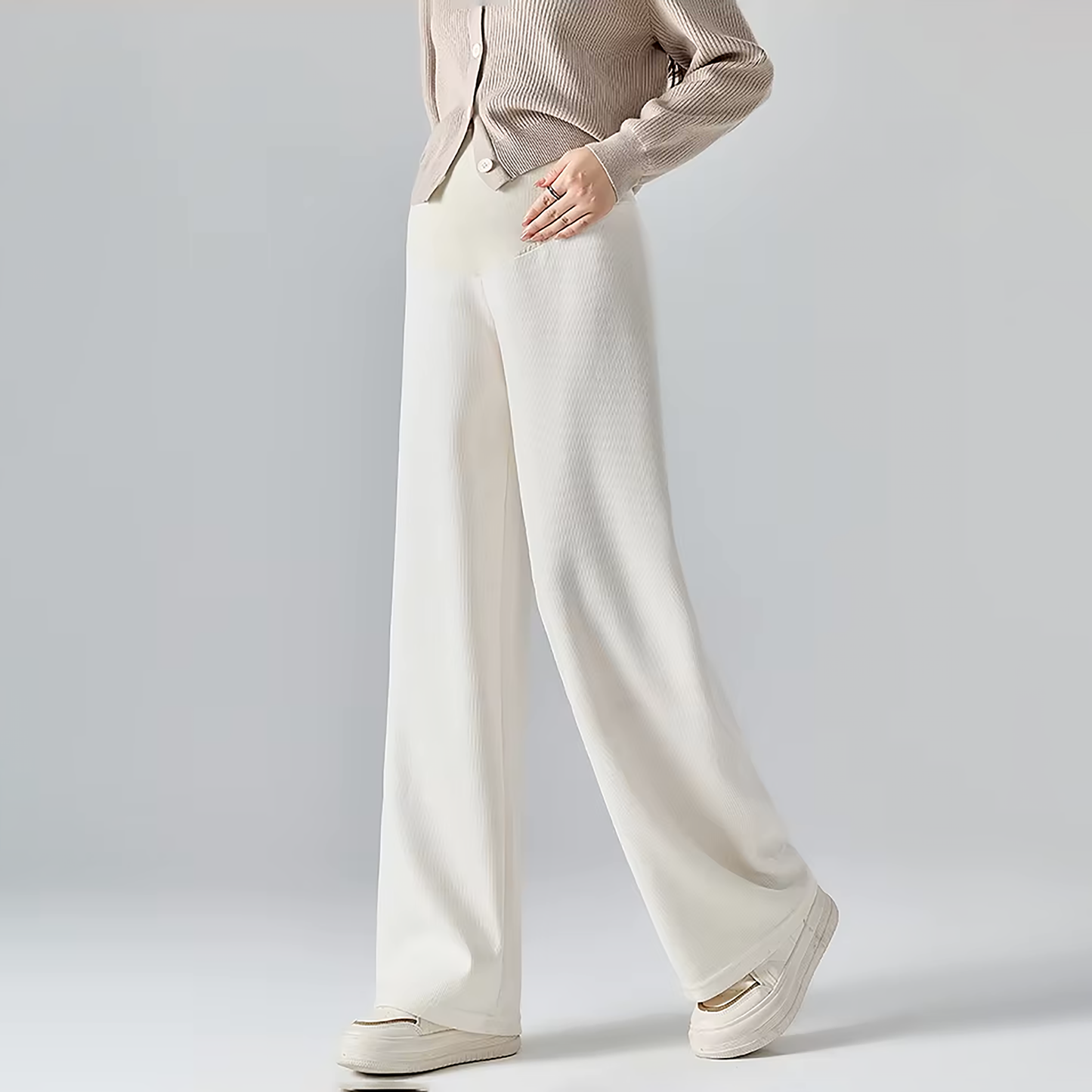 Amara Wide-Leg Maternity Trousers