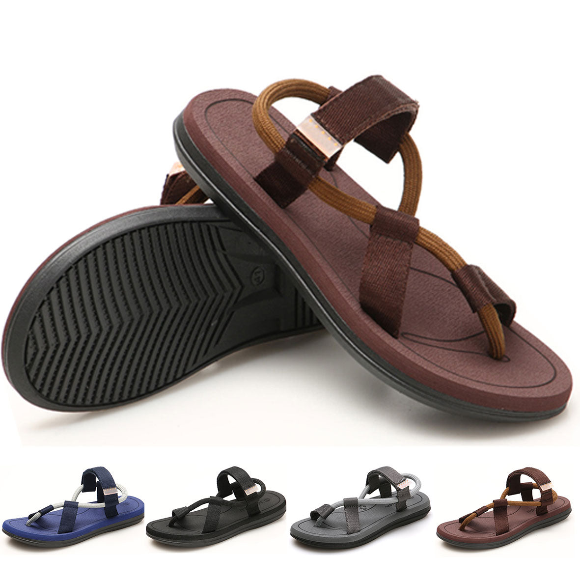 Dual-purpose flip beach slippers for men and women