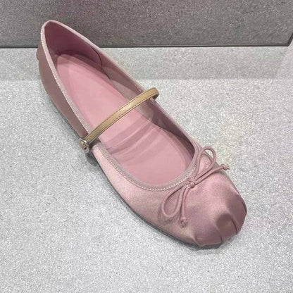 Women's Bow Flat Mary Jane Ballet Shoes