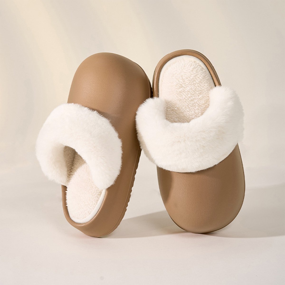 Ladies Baotou Warm Waterproof Slippers