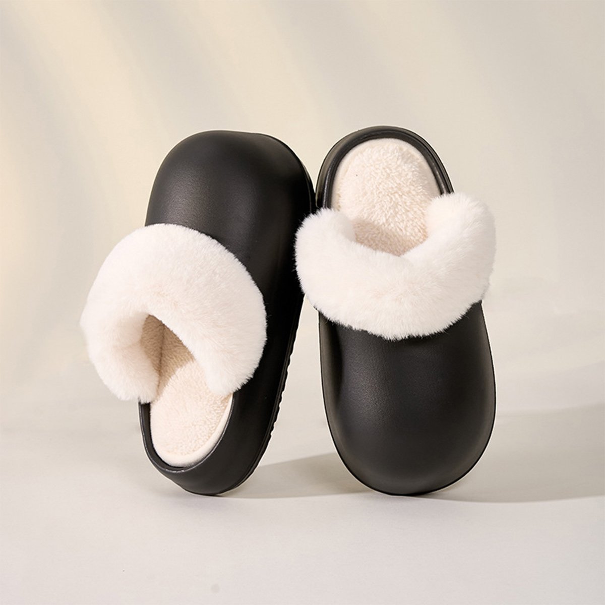 Ladies Baotou Warm Waterproof Slippers