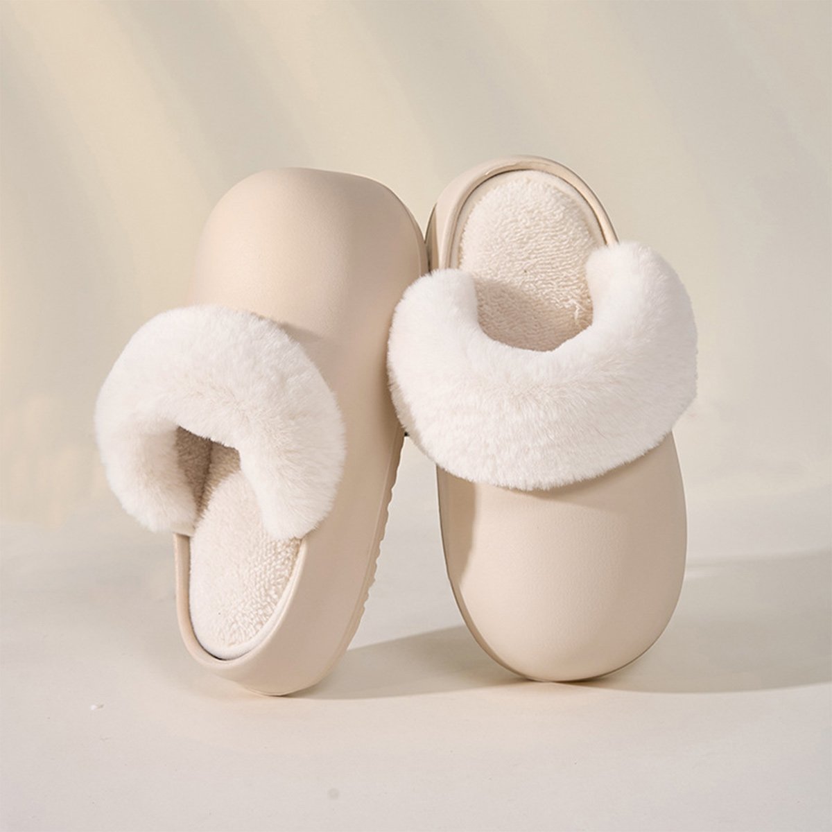 Ladies Baotou Warm Waterproof Slippers