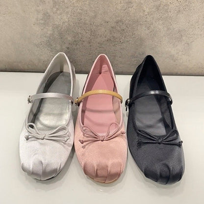 Women's Bow Flat Mary Jane Ballet Shoes